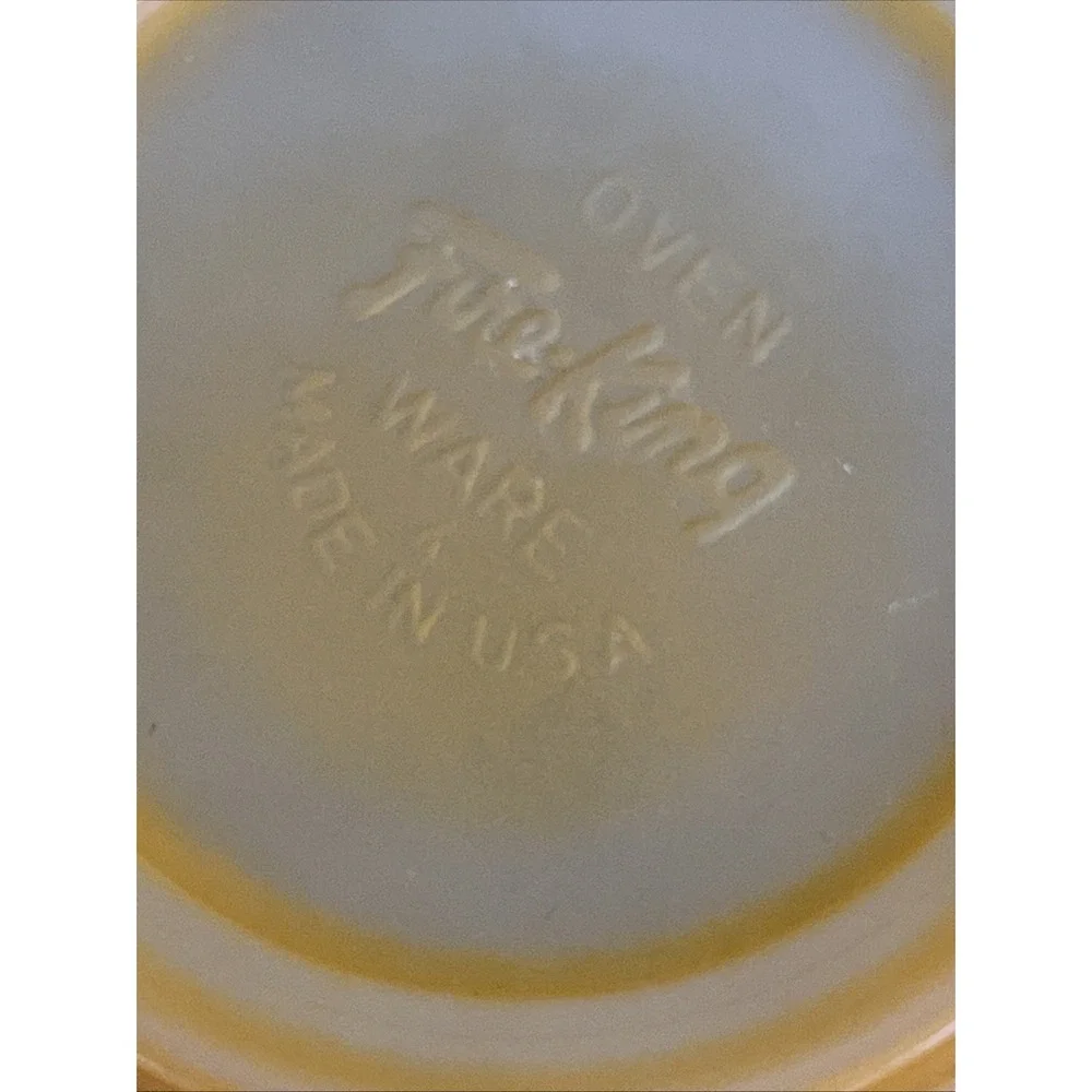 Vintage Fire-King Oven Ware Chili Cereal Bowl 5